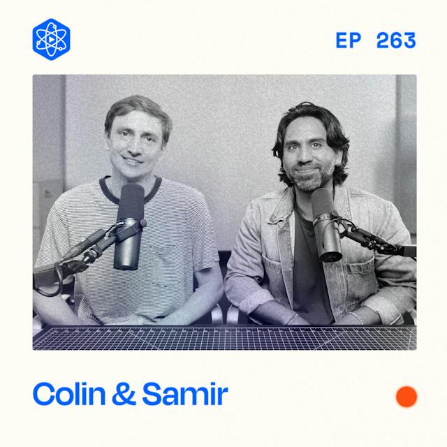Creator Science episode 263 artwork showing Colin and Samir seated at microphones
